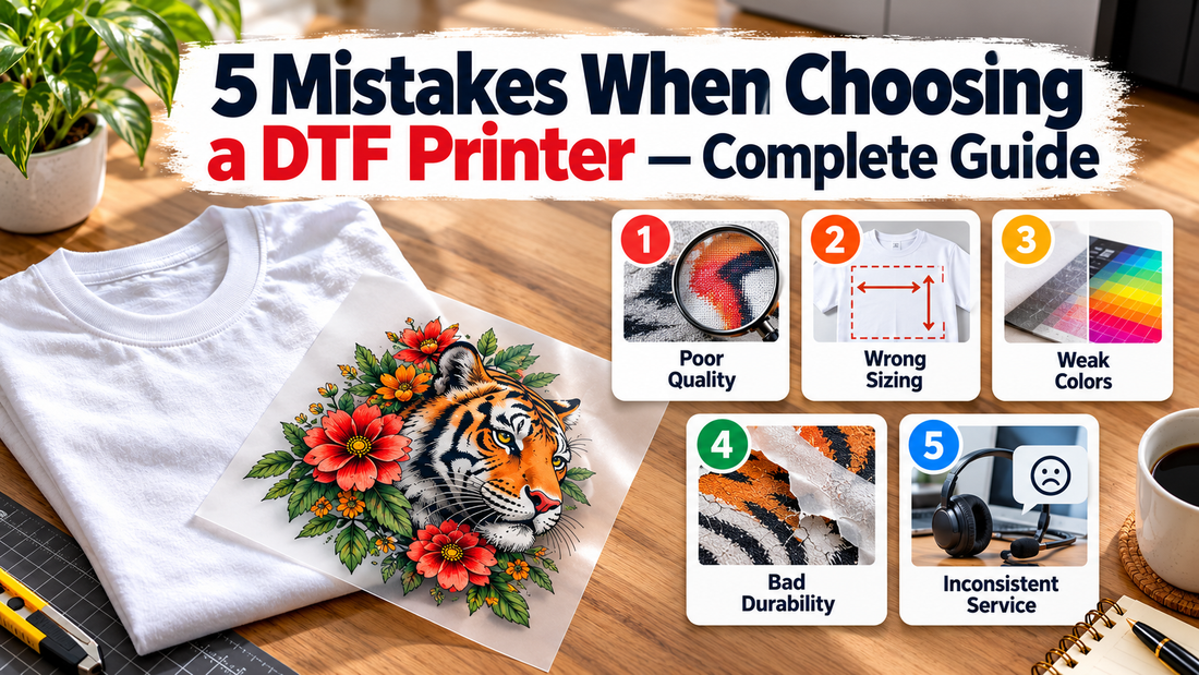 5 DTF Printer Buying Mistakes