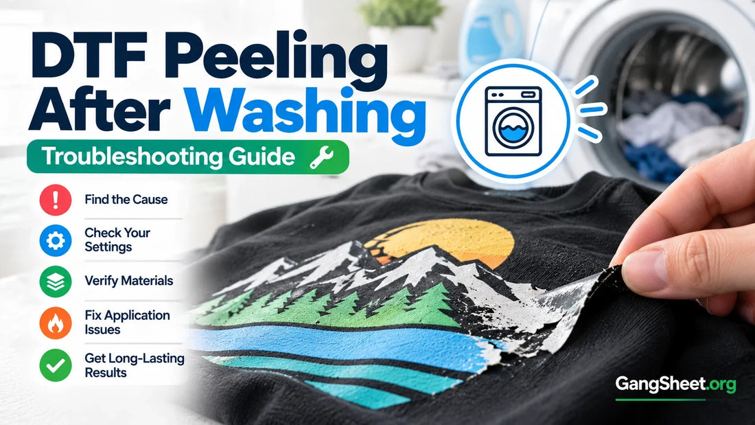DTF Peeling After Washing: A Troubleshooting Guide